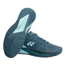 Yonex Tennis Shoes Power Cushion Eclipsion 5 Allcourt (Stability) 2024 Blue-Green Men